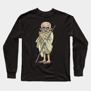 Mahatma Gandhi Long Sleeve T-Shirt